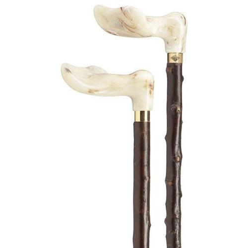 Marbelized Palm Grip On Blackthorn Shaft