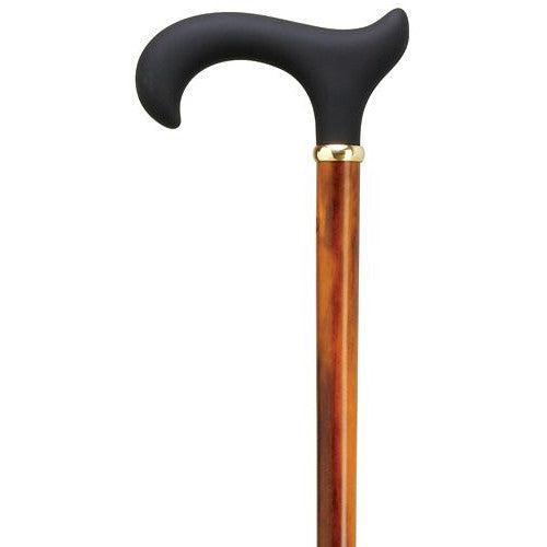 Scorched Ashwood w/Soft Touch Walking Cane
