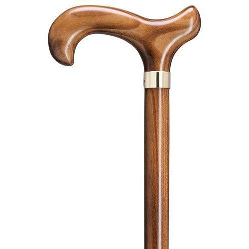 Scorched Beechwood Derby The Walking Cane Store